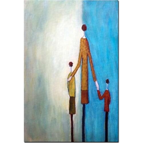 High Quality Handpainted Modern Abstract Art For Home Decor New Home Love Picture on Canvas Oil Paintings Hang Pictures