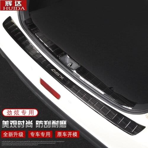 High quality Car styling stainless steel Rear bumper Protector Sill For Mitsubishi ASX 2013-2019 car accessories
