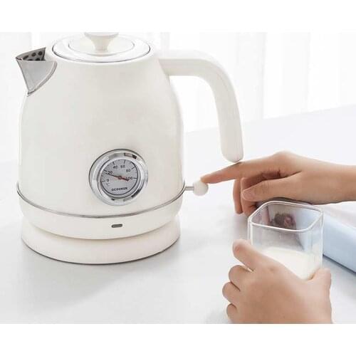 1.7L Electric Kettle With Water Temperature Control Meter 304 Stainless Steel Quick Heating Electric Boiling Coffee Tea Pot