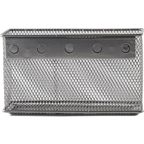 1PC Metal Hollow Durable Portable Storage Basket Fridge Magnet Shelf Storage Rack for Scissors Kitchen Gadgets Peeler Cling Film