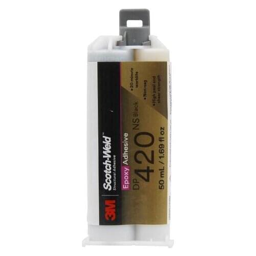 3M DP420NS black high temperature-resistant epoxy AB glue steel aluminum carbon fiber material bonding structure glue