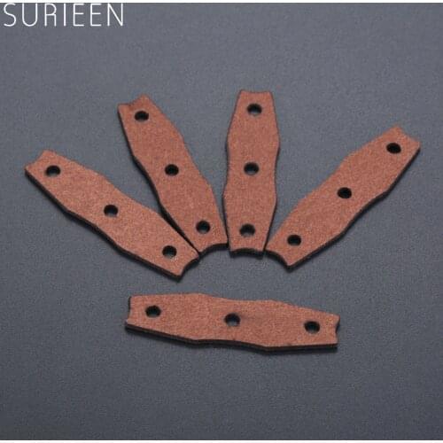 5 Pcs Hunting Microfiber Leather Slingshot Pouches Pouch For Outdoor Shooting Catapults Sling Shots Bow Replacements 50*14*8mm