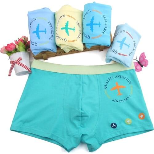 9-14Y Children 5-Pack Kids Underwear Boxers Cotton Soft Organic Teenager Clothes Underpant Kids Underwear Boxer Briefs For Boys
