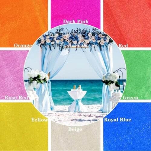 72*10m Crystal Tulle Roll Wedding Party Table Skirt Decoration Organza Fabric Sheer Gauze Element Gift Packing Supplies 6zSH015