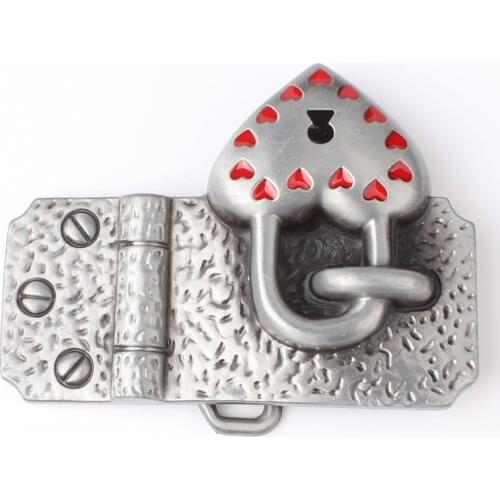 Alternative belt buckle mushroom belt head
