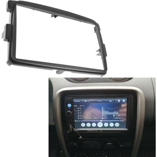 2Din Car Fascia for RENAULT Duster Logan Dacia Stereo Fascia Panel Dash Mount Installation Car DVD Frame Kit In-Dash