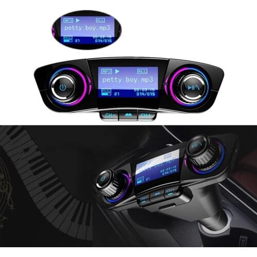 Car Bluetooth Receiver High-quality Hands-free Call Wireless USB Charging Port Bluetooth Play, TF Card Play, U Disk Play, AUX