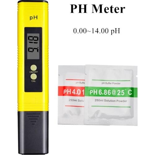 Digital PH Meter LCD PH Tester Accuracy 0.1 Automatic Calibration for Water Food Aquarium Pool Hydroponics Pocket Size 40% OFF
