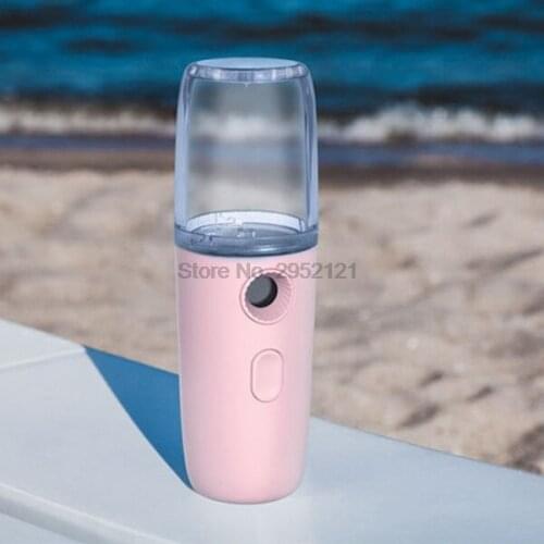 By dhl 200pcs USB Portable Nano Mist Sprayer Facial Body Nebulizer Steamer Moisturizing Skin Care Mini Face Spray hot