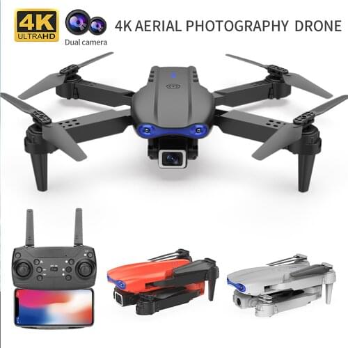 K3 Drone 4K HD Wide-angle Dual Camera 1080P WIFI Visual Positioning Drone Six-Axis Gyroscope RC Drones Not Included Batteries