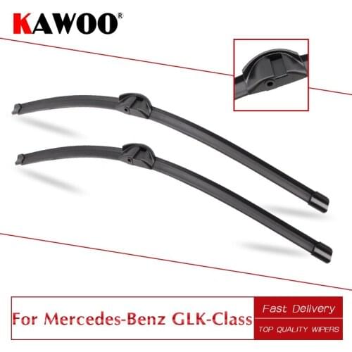 KAWOO For Mercedes-Benz GLK Class X204 Car Rubber Windcreen Wipers Blades 2007 2008 2009 2010 2011 2012 2013 2014 2015 2016 2017