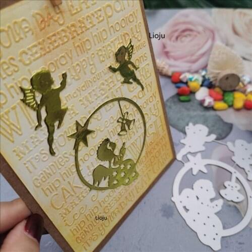 Angel Metal Cutting Dies New Cupid Stencils For DIY Scrapbook paper craft knife mould blade punch stencils dies