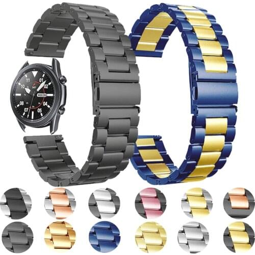Metal Wrist Band for Samsung Galaxy Watch 3 45mm 41mm Straps Bracelet for Samsung Galaxy Watch3 Stainless Steel Strap Watchbands