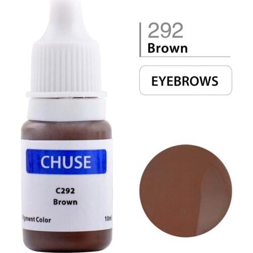 CHUSE Micro Makeup Tattoo Ink Pigments for Eyebrow & Shaded Cosmetic 3D Effect Tattoo Color TaTy PMU inks C292