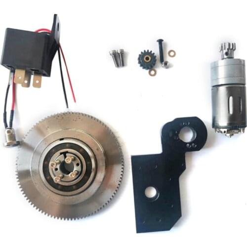 Modified Electric Starter Kit for Inline Four-cylinder Water-cooled Gasoline Engine Model Building Kit
