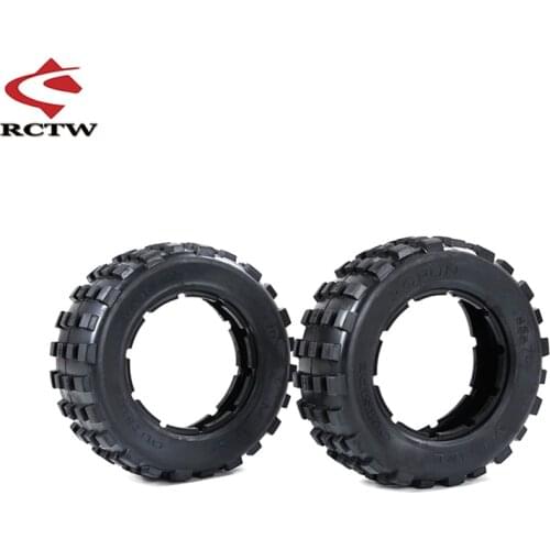 Gen.4 Knobby Tyres Skin Set Size:185*70 for 1/5 LOSI 5IVE T ROFUN ROVAN LT KM X2 Rc Car Upgrade Parts