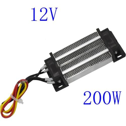 PTC Heaters Thermostatic Heating element 12 V (AC / DC) 200 W Multipurpose Multifunction Air Heater Insulation heater Incubator