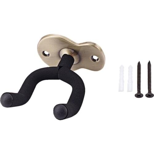 Guitar Wall Mount Bracket Guitar Bracket with Protective Sponge,Fits All Kinds of Headstock/Electric Guitar/Ukulele