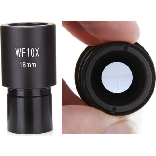 With Micrometer Microscope Eyepieces for Biological Microscope Lens Parts Accessories High Quality Wide Field Eyepiece Lens