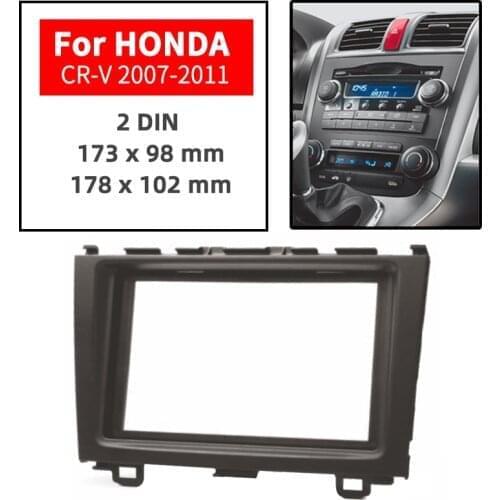 Stereo Panel Plate Car Radio Fascia For HONDA CR-V 2007 2008 2009 2010 2011 DVD Refitting Frame Dash Kit