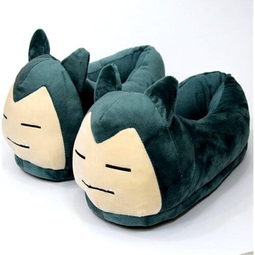 Winter House Fur Slippers Women Home plush Warm Cotton Shoes Couple Cute Cartoon Bedroom Non-slip Slides Unisex Cotton Slippers