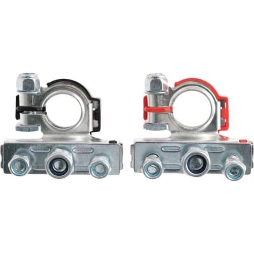 2Pcs Leisure Battery Terminals Connectors Clamps for Car Van Caravan Motorhome Copper