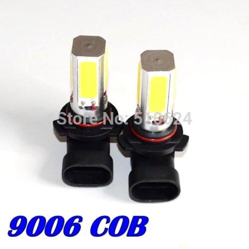 2 X Car led cob 9006 9005 led h4 h7 h11 High Power Fog light Car LED Day Driving Head Bulb Light led fog Lamp 12V