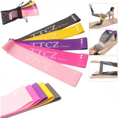 Colorful Yoga Resistance Bands Fitness Training Pull Rope Home Fitness Equipment Pedal Exerciser Hip Leg Muscle Exercise
