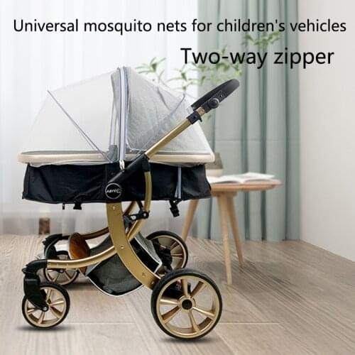 Use baby carriage mosquito nets Universal baby carriage seat mosquito nets Summer outdoor mesh insect-proof mosquito nets