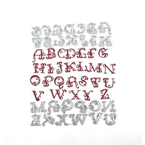 Julyarts Letters Scrapbooking Material Cutting Dies For DIY Scrapbooking Album Engraving Paper Cards Craft Decorative