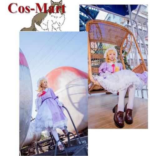 Hot Game Touhou Project Maribel Hearn Cosplay Costume Cute Formal Dress Maid Outfit Female Role Play Clothing Custom-Make Any
