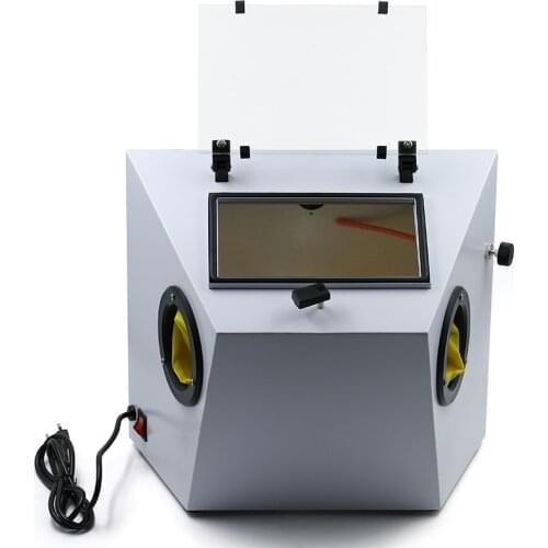Small box-type sandblasting machineWhite Ling-shaped sandblasting machine