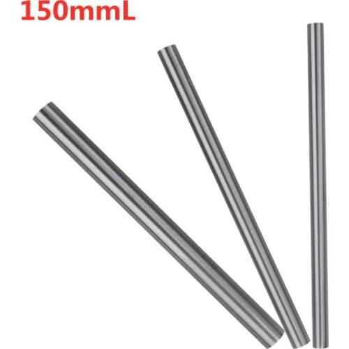 Straight Shank Metric Hardened Alloy Rod Round Bar Round Lathe Tool White Steel Rod Woodworking Carving Knife 150mmL