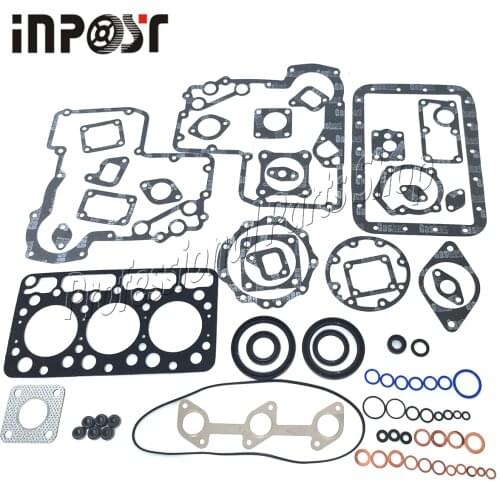 For Kubota D750 D750-B Engine Full Gasket Kit For B5200D B5200E B7100 B1702DT Tractor