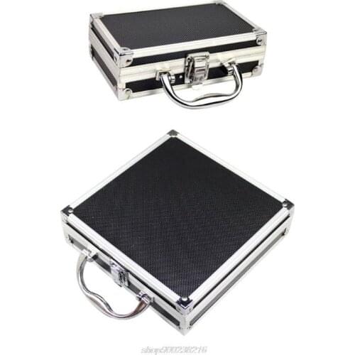 Portable Aluminum Alloy Tool Box Practical Storage Travel Carry Case with Lining Sponge Inside AG03 21 Dropshipping