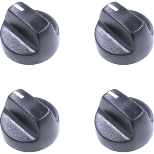 Diameter 46mm ABS Plastic BBQ Grill Stove Control Knob with Sign Pack of 4