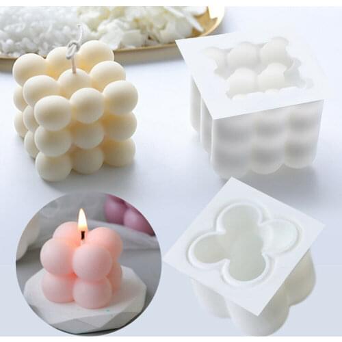 DIY Candles Mould Soy Wax Candle Mold Aromatherapy Plaster Candle 3D Silicone Mold Hand-made Soy Aroma Wax Soap Candles Mold New