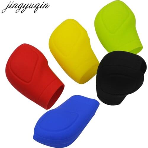 Jingyuqin 10pcs/lot Silicone Case Gear Head Shift Collars Shift Knob Grips Cover For Universal Decoration Auto Accessories