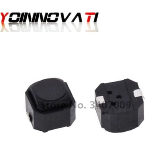 20PCS/LOT Tact Switch 6*6*5 mm Mute Switch Silicone Keypad Push Button Switch 6X6X5 MM 2Pins Silent Switches
