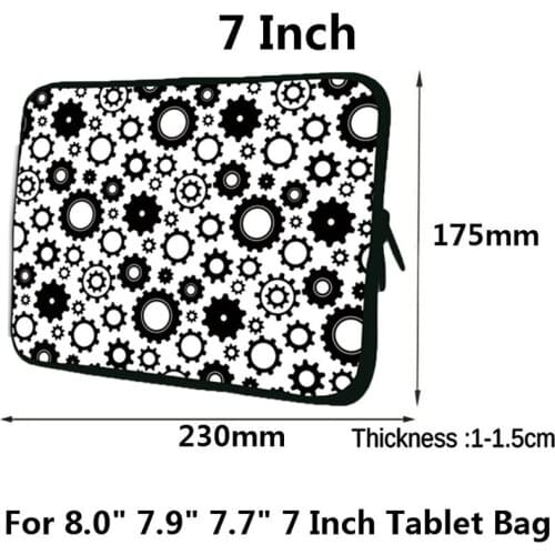 11.11 Hot Sale Universal 7.9" 8.0" 7.7" 7" Prints Tablet Case Mens Women Vogue Netbook Sleeve Bags For Xiaomi MiPad 2 3 4 Cover