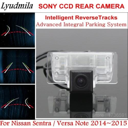 Car Back up Reverse Camera FOR Nissan Sentra B16 B17 / SE 2007~2017 / Versa Note 2014~2015 Car Parking Rear View Camera HD CCD