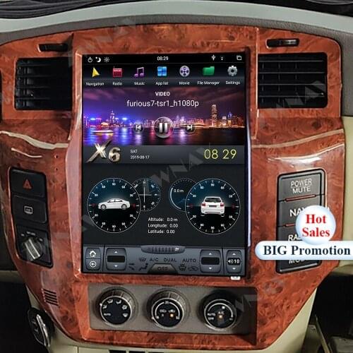 4G+64GB 12.1'' Android 9.0 Tesla Style Big Screen Car Multimedia Player For Nissan Patrol car GPS HIFI Navi Head unit Auto Radio