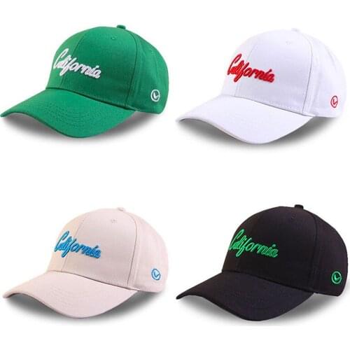 2021 NEW Hip-Hop Summer Hat Mens Baseball Cap Snapback Fluorescent Green Korean pop 3D Embroidery Womens’ Hat Cotton Sun Hat