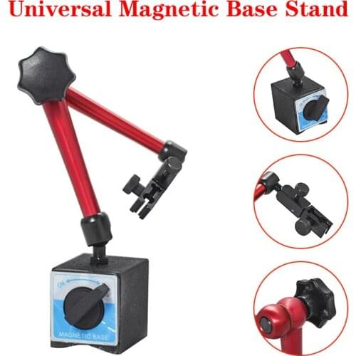 Total Height 350mm Big Universal ON/OFF Stand Base Flexible Magnetic Base Holder Stand Tool & Dial Indicator Test Tool