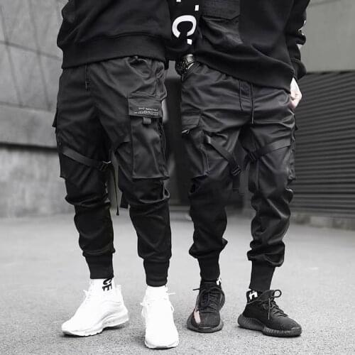 2021 New Joggers Men Cargo Pants Streetwear 2021 Hip Hop Casual Pockets Track Pants Male Harajuku Fashion Trousers