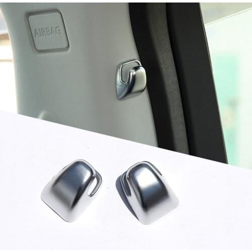 For Land Rover Discovery Sport 2015 2016 2017 2018 Car Accessories 2 Pcs ABS Chrome Car B Pillar Hook Cover Trim