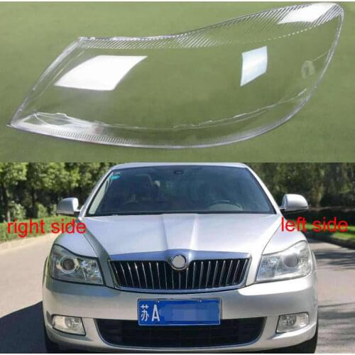For Skoda Octavia 2012 2013 2014 Headlights Cover Headlights Shell Mask Boutique Transparent Cover Lampshdade Headlamp Shell
