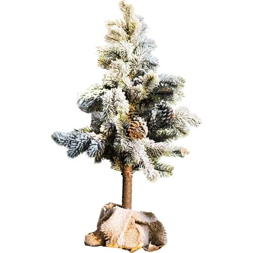 Artificial Christmas tree holiday decoration window decoration Christmas background photography background of Cedar Photo Studio