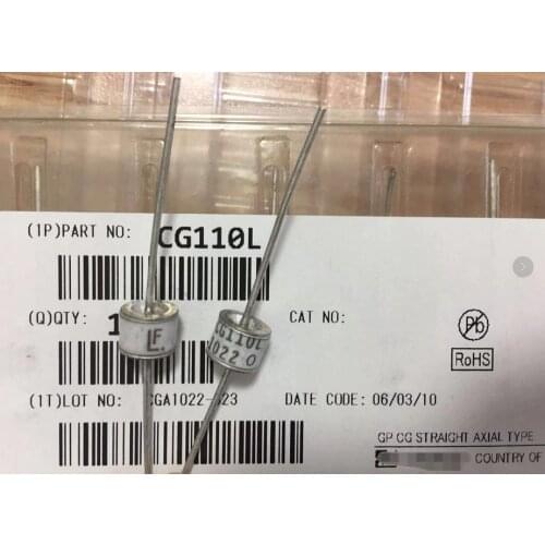 Free Shipping 20pcs/LOT Ceramic gas discharge tube CG1110L CG1-110L 2R110 110V discharge