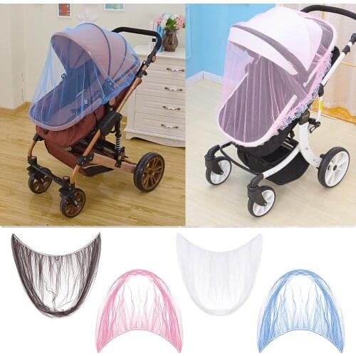 2021 Mosquito Net Baby Stroller Pushchair Mosquito Insect Shield Net Safe Infants Protection Mesh Stroller Accessories 150cm